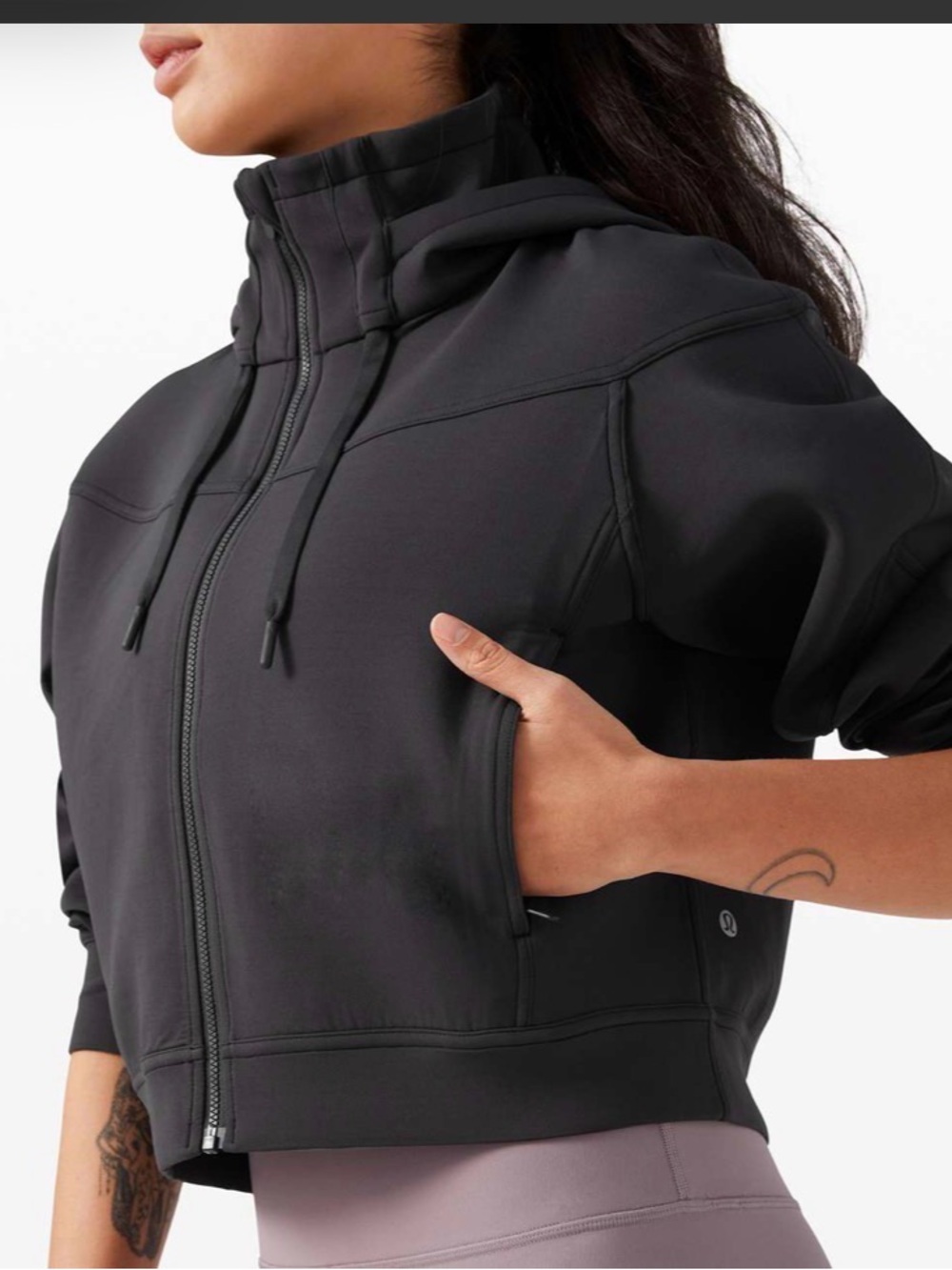 Lululemon Rogue Renegade Zip Hoodie Black Size 8